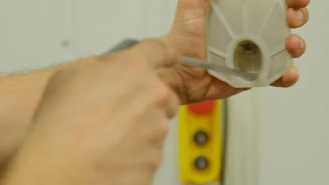 Cleaning of an Air Filter Video stock 254414983