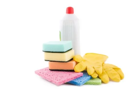 Cleaning and sanitation products Stock Photos