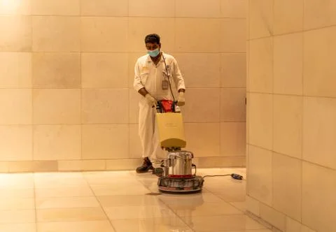 Cleaning and sanitizing services during coronavirus - covid19 outbreaks Stock Photos