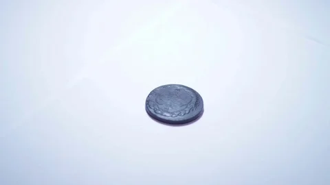 Cleaning antique Coins Stock Footage 70519288