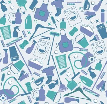 Cleaning background illustration. Stock Illustration