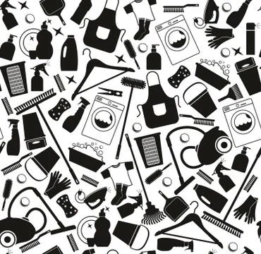 Cleaning background illustration. Stock Illustration