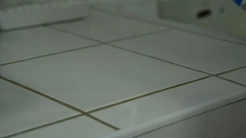 Cleaning with bloue grove. Stock Footage 239837359