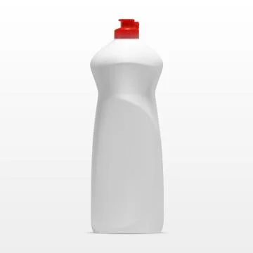 Cleaning Bottle Isolated On White Background Stock Illustration