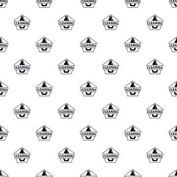 Cleaning bottle pattern vector seamless Stockillustratie