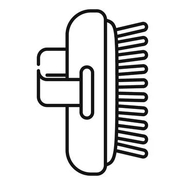 Cleaning brush with ergonomic handle for efficient scrubbing Illustration
