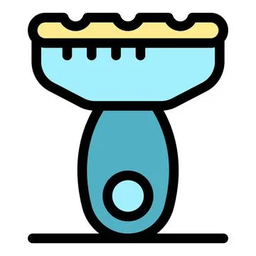 Cleaning brush with ergonomic handle for efficient scrubbing Illustration
