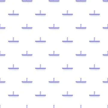 Cleaning brush head repeated creating a seamless pattern Stock Illustration