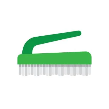 Cleaning brush icon Stock Illustration