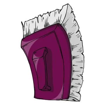 Cleaning brush icon. Stock Illustration