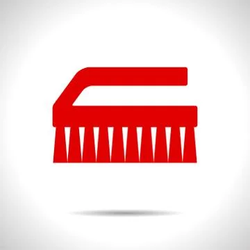 Cleaning brush Stock Illustration
