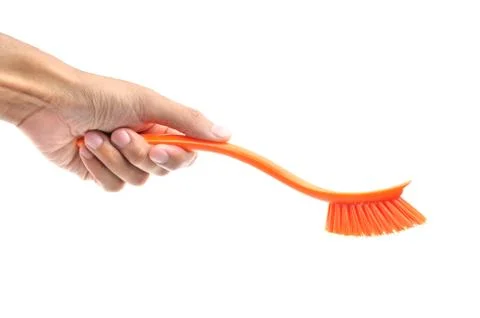 Cleaning brush Foto stock