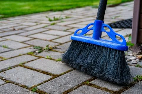Cleaning brush. Foto stock