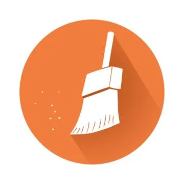 Cleaning brush symbol Stock-Illustration