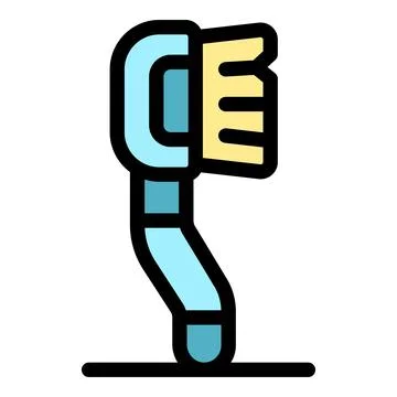 Cleaning brush vacuum attachment removing dust and dirt Stock Illustration