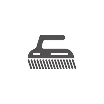 Cleaning brush vector illustration isolated flat illustration graphic design 스톡 일러스트
