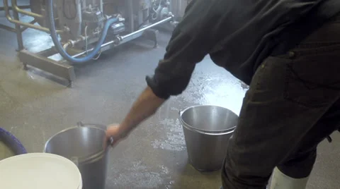 Cleaning buckets Stock Footage 35178875