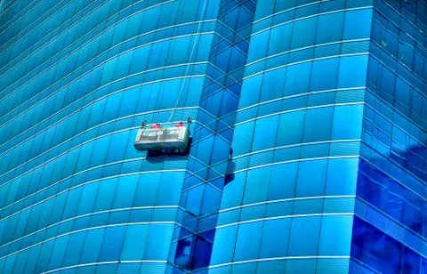 Cleaning the building Stock Photos