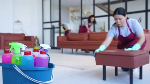 Cleaning business timelapse Stock Footage 279493333
