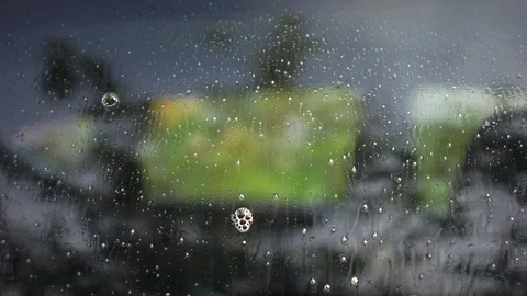 Cleaning car glass Stock Footage 100897033