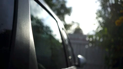 Cleaning car glass Stock Footage 100897200