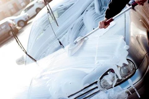 Cleaning Car Stock Photos