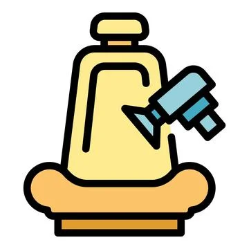 Cleaning car seat icon vector flat Stock Illustration