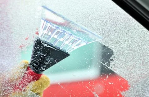 Cleaning car windows Stock Photos
