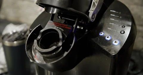 Cleaning Coffee Machine Stock Footage 127342130