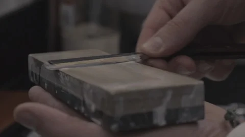 Cleaning off the comb Stock Footage 87746116