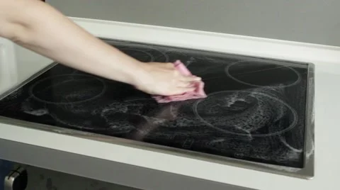 Cleaning cooker 2 Stock Footage 50780972