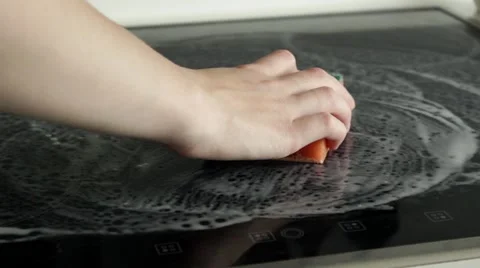 Cleaning cooker Stock Footage 50780967