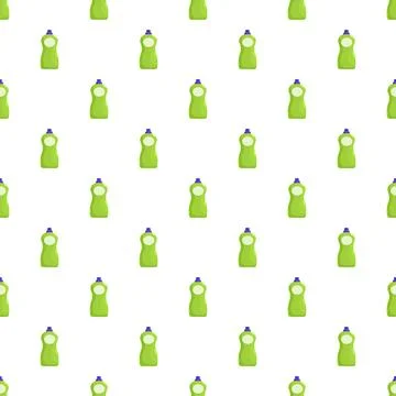 Cleaning detergent bottles repeating seamless pattern 스톡 일러스트