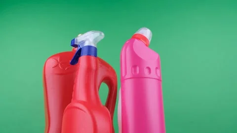 Cleaning Detergent rotating Stock Footage 242839109