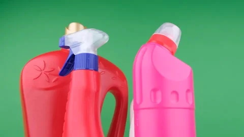 Cleaning Detergent rotating Stock-Footage 246130358