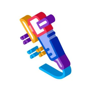 Cleaning device isometric icon vector illustration Stock Illustration