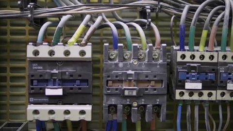 Cleaning electrical equipement with dry ice Stock Footage 84065916