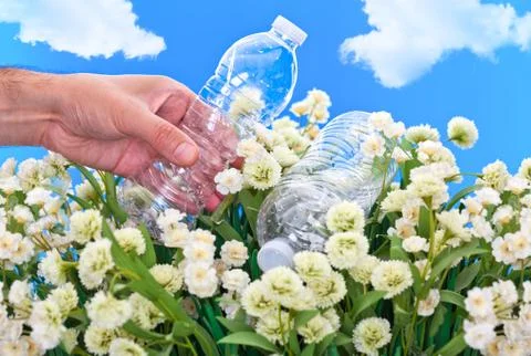 Cleaning the environment concept Stock Photos