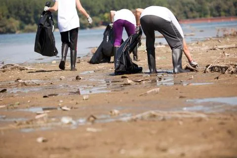 Cleaning of the environment Stock Photos