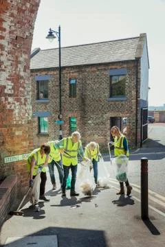 Cleaning Up the Environment Fotos Stock