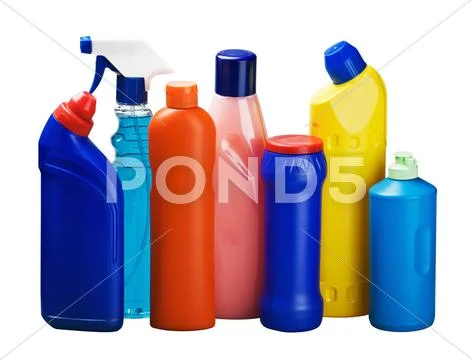 Cleaning equipment isolated Stock Photos