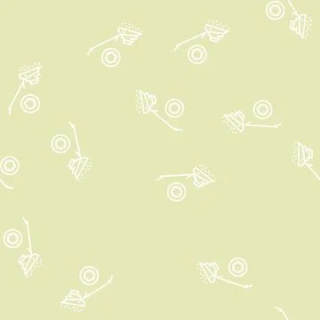 Cleaning equipment line seamless pattern 库存插图
