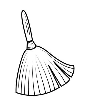 Cleaning feather duster Illustrazione stock