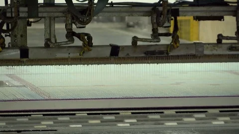 Cleaning of a fiberglass panel Stock Footage 71135827
