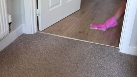 CLEANING FLOOR Video stock 131370058