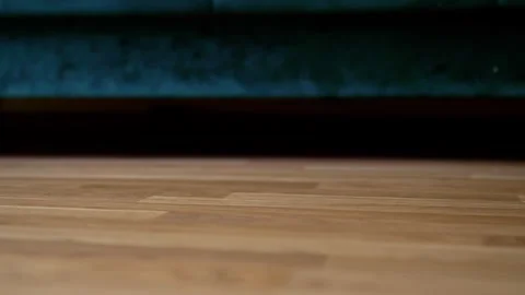 Cleaning the floor with a mop closeup. Hosehold and clean home concept. Stock Footage 301976437