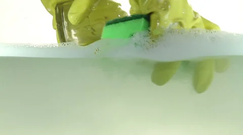 Cleaning glass Stock Footage 35348890