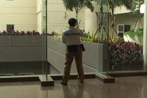 Cleaning Glass window 2 Stock Footage 157721