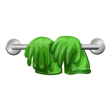 Cleaning gloves icon cartoon vector. Rubber glove Stock Illustration