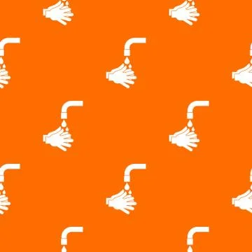 Cleaning hands pattern seamless Illustrazione stock